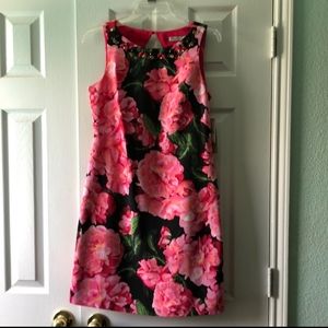 Eliza J. Beaded midi dress